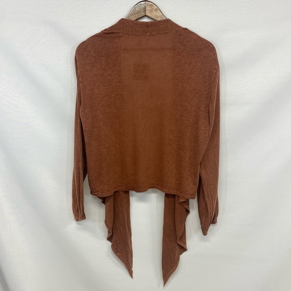 Hello Nite | Rust Open Front Cardigan - Picture 2 of 5